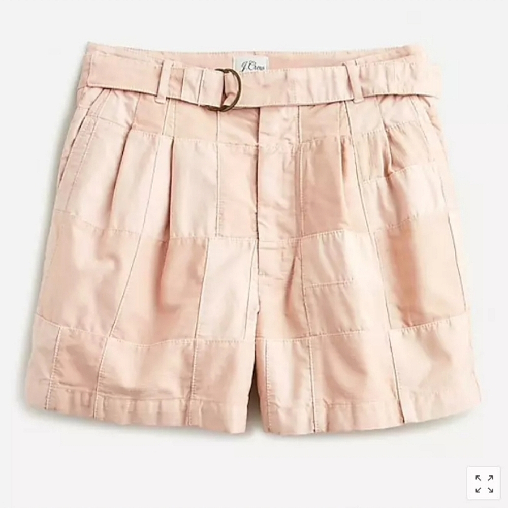 J. Crew Limited Edition D-Ring Patchwork Short in Warm Clay‎